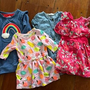 Colorful Kids Dress Set 3T